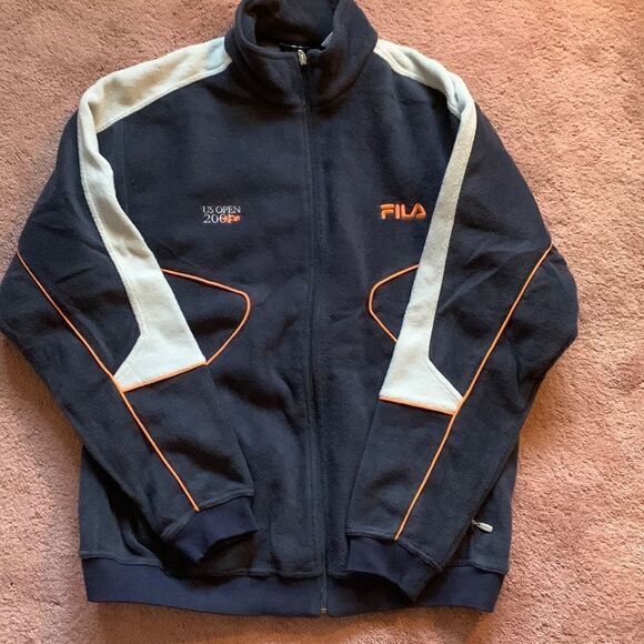 Fila‎ US Open Full ZIP Fleece Jacket - Picture 1 of 6